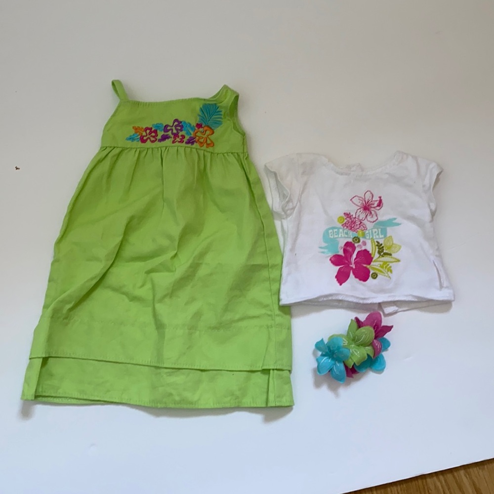 American girl doll dress and shirt